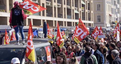 DIRECT. Réforme des retraites : la mobilisation en baisse à Marseille, 180 000 manifestants selon l'intersyndicale, 11 000 selon la police