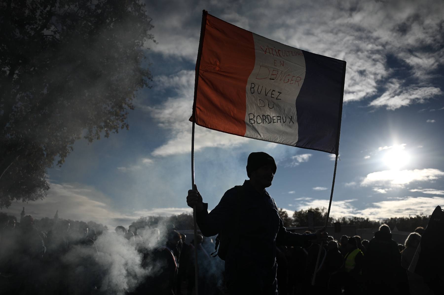 Bordeaux: des centaines de vignerons manifestent pour une prime à l'arrachage