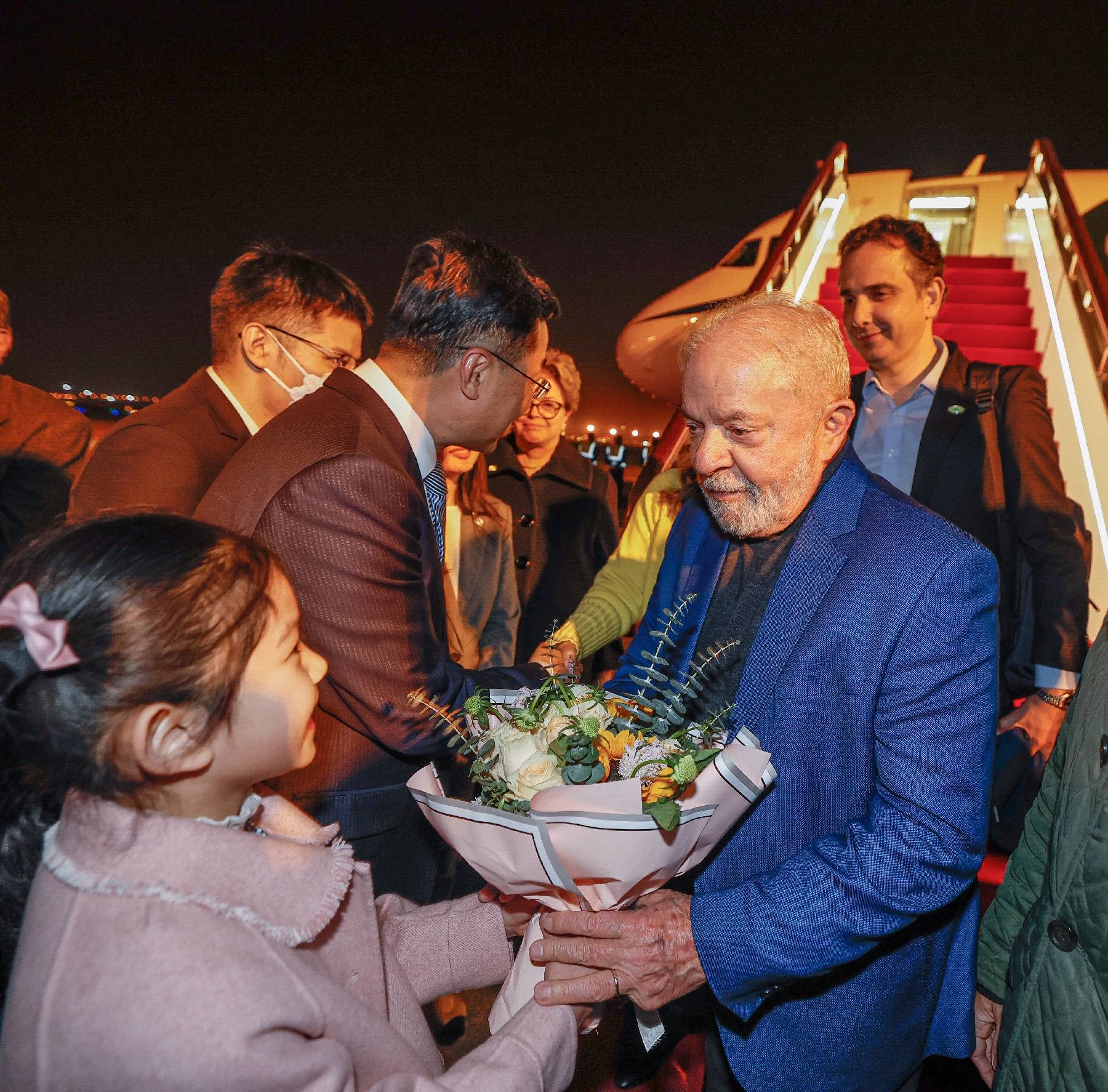 Le président brésilien Lula a atterri à Shanghai