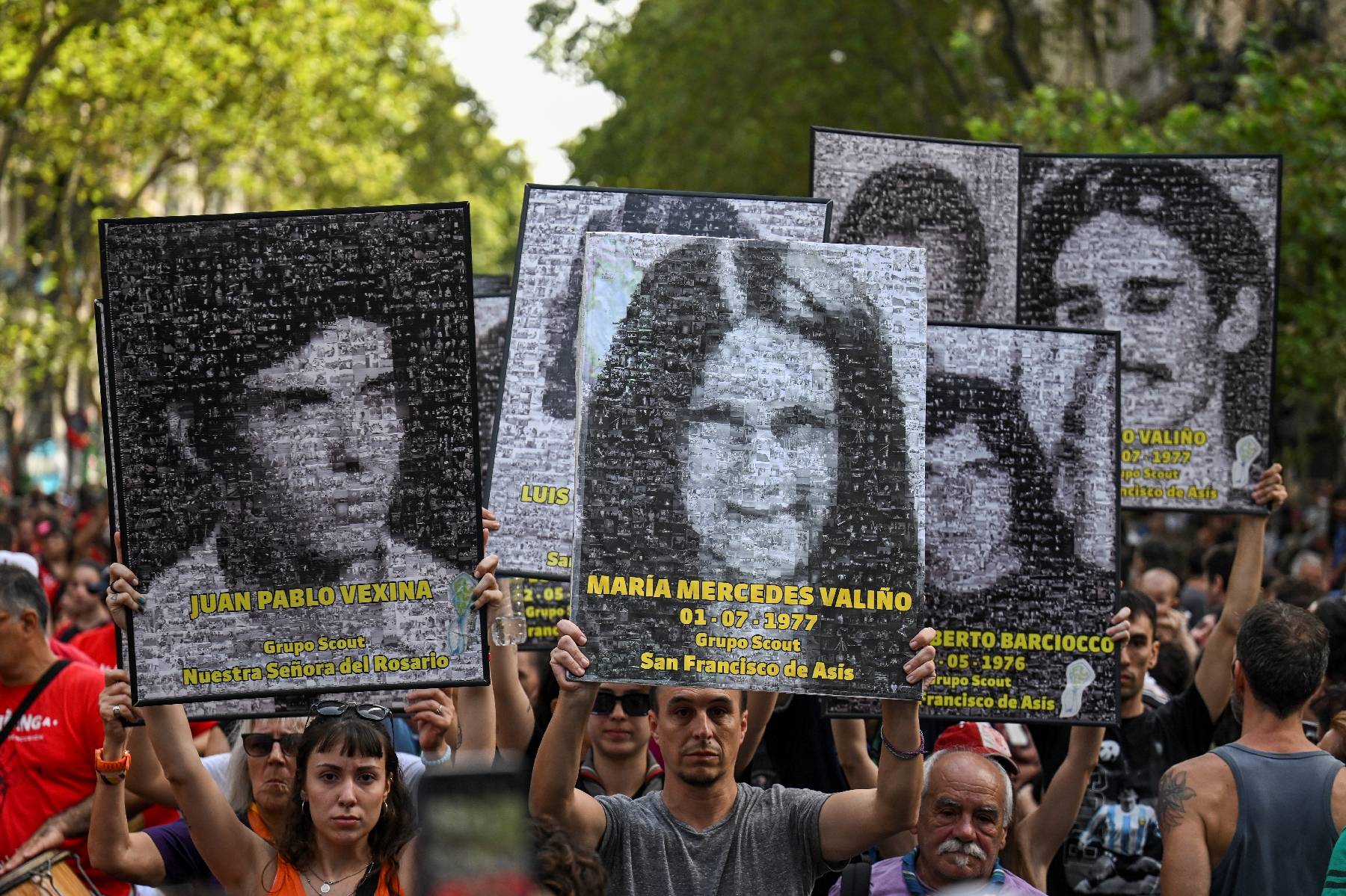 Manifestations en Argentine pour dire 