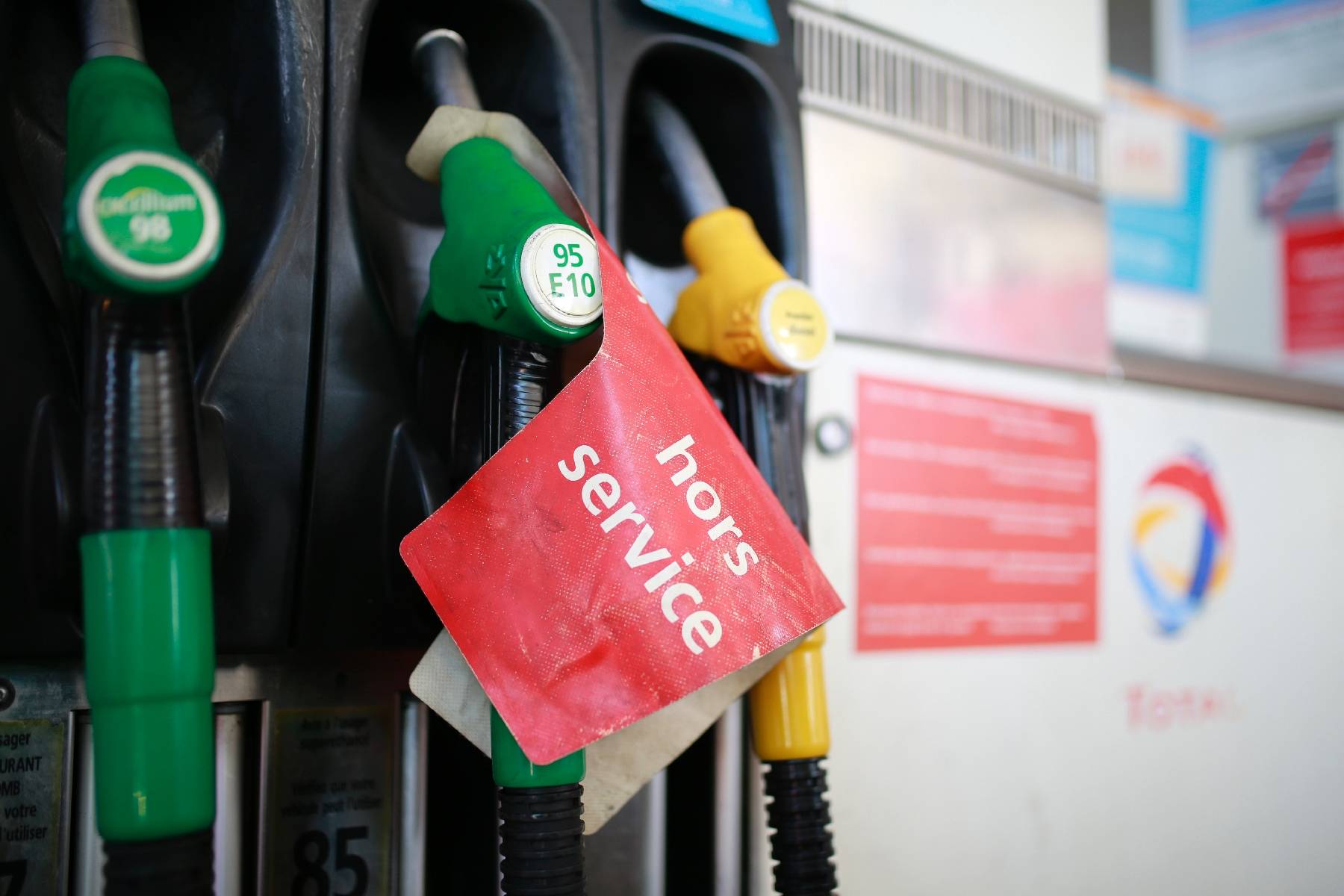 Légère augmentation du nombre de stations en manque de carburant