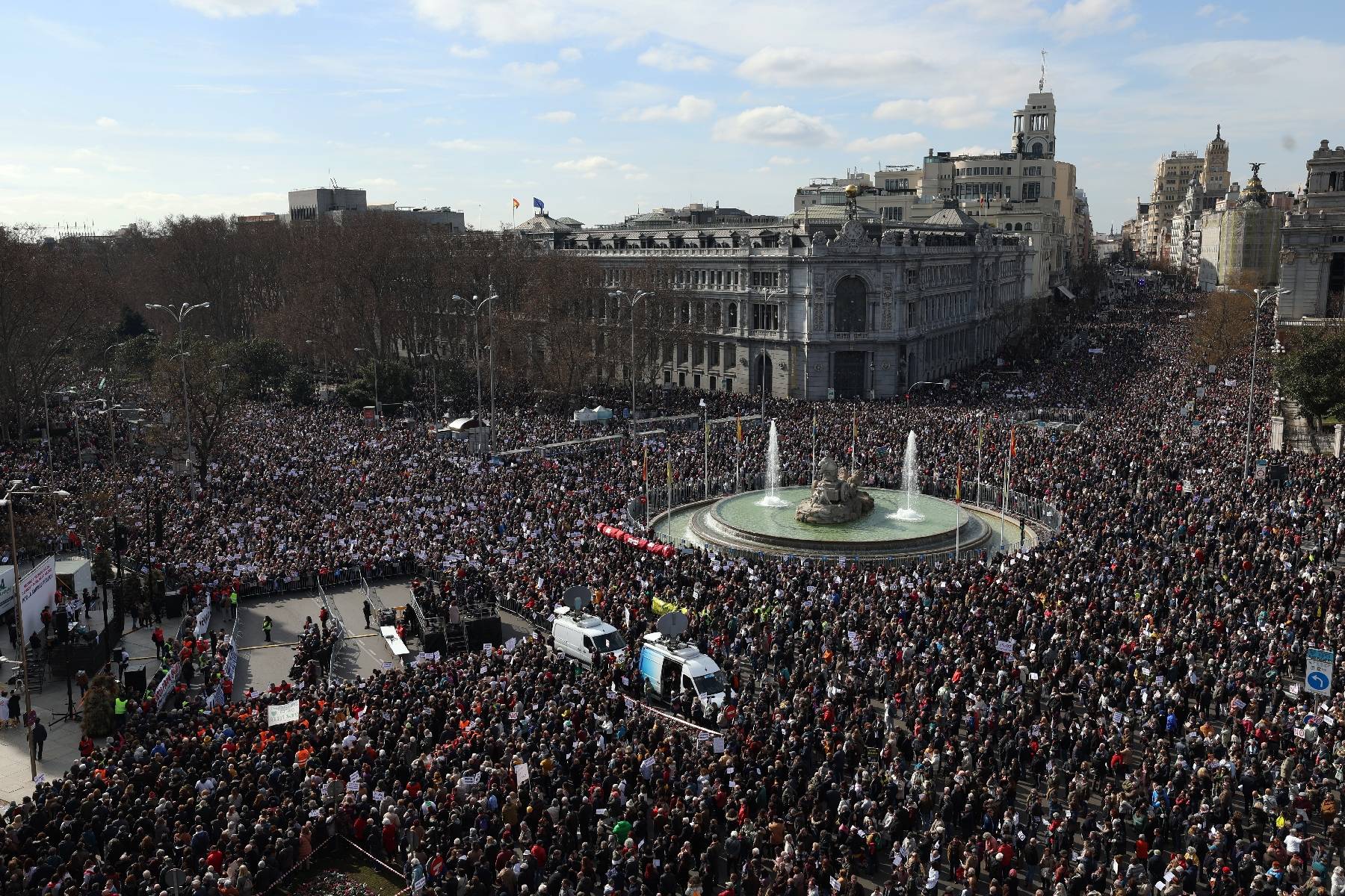 Manifestation monstre à Madrid pour défendre le système de santé public