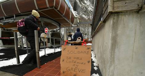Grève contre les retraites: journée blanche pour les skieurs de Gourette