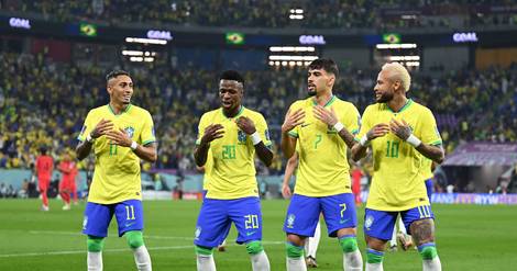 Mondial: le Brésil en démonstration balaie la Corée du Sud (4-1)