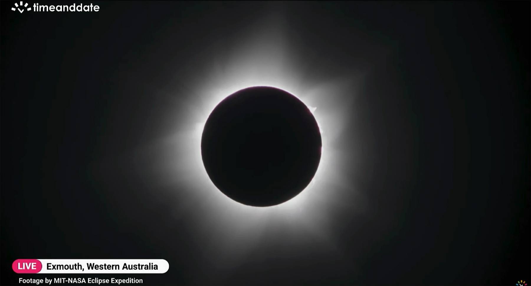 Une éclipse solaire totale visible en Australie et au Timor oriental