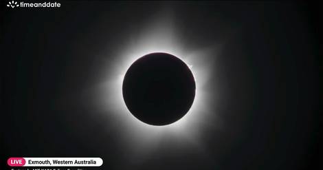 Une éclipse solaire totale visible en Australie et au Timor oriental