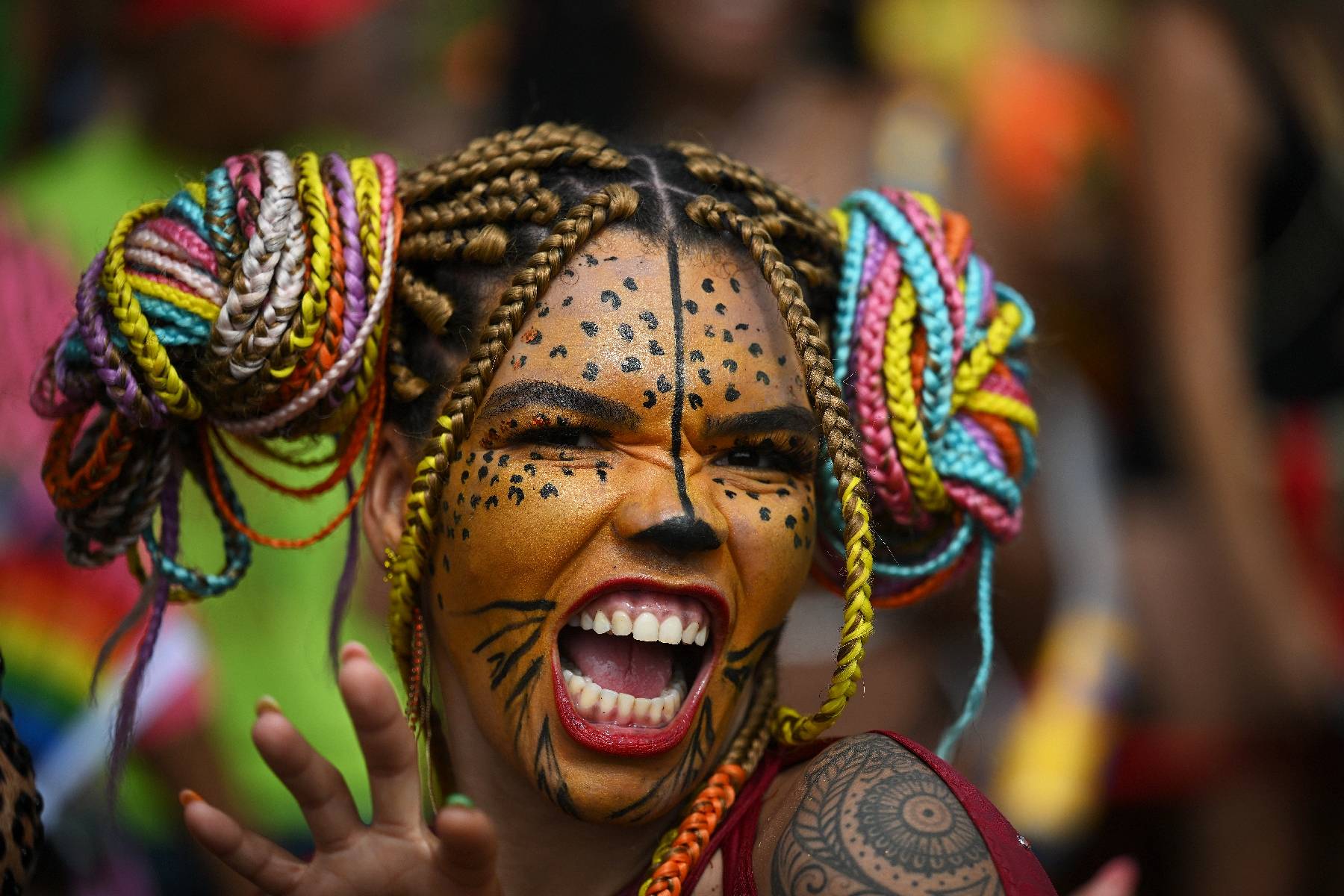Brésil: le carnaval de Rio dans toute sa splendeur au sambodrome