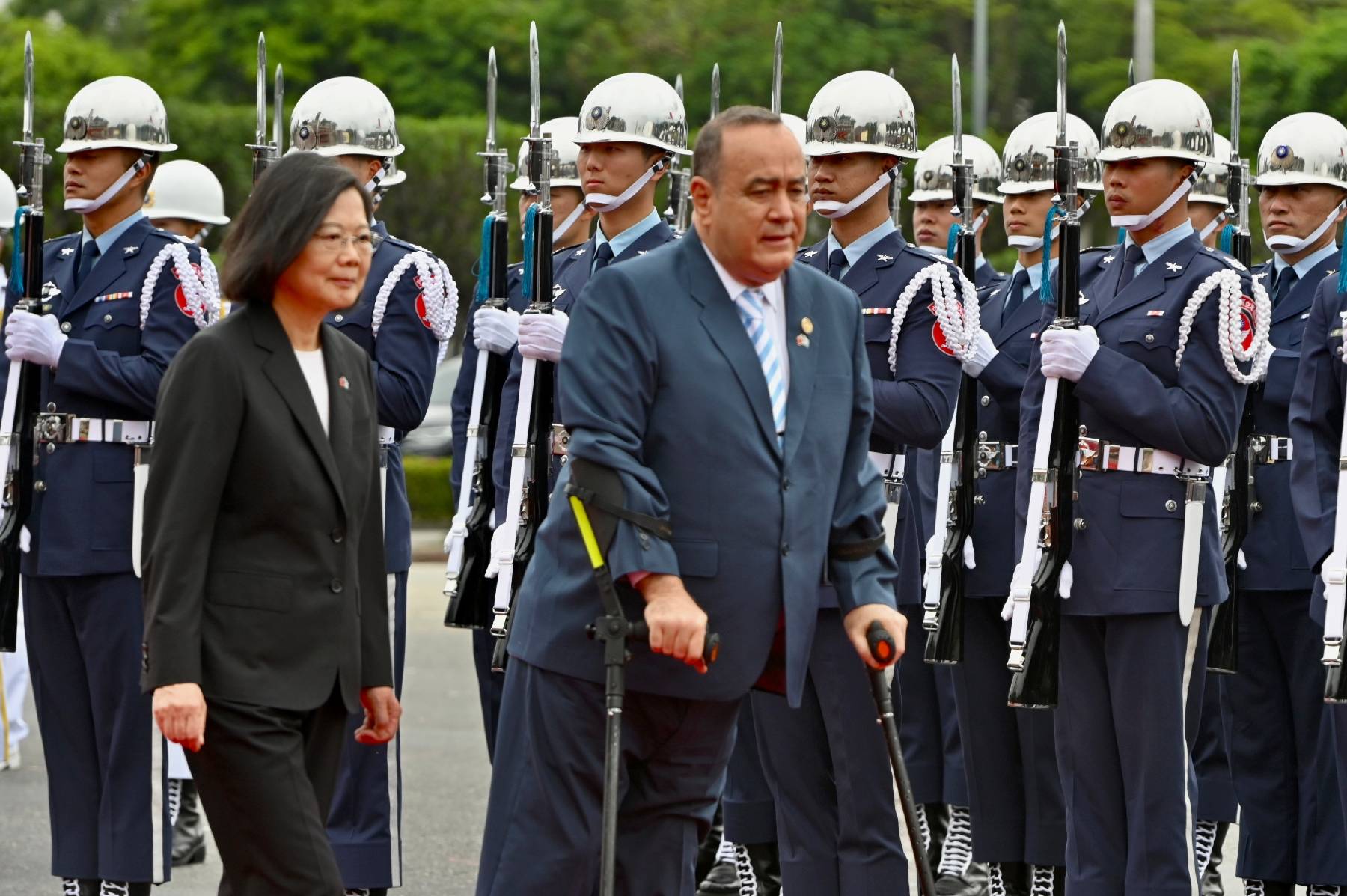 En visite sur l'île, le président du Guatemala s'engage à soutenir Taïwan