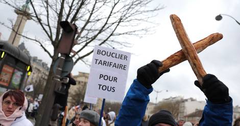 Energie: des centaines de boulangers manifestent à Paris pour demander plus d'aides