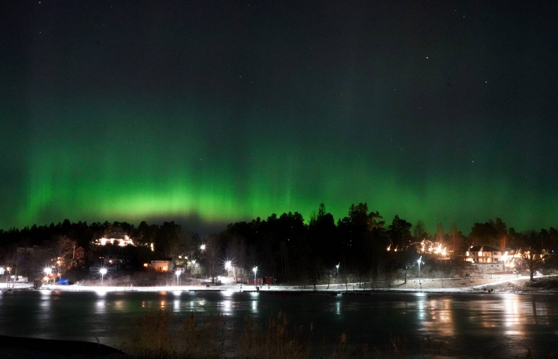 Le ciel suédois couvert de halos artificiels pour percer le mystère des aurores boréales