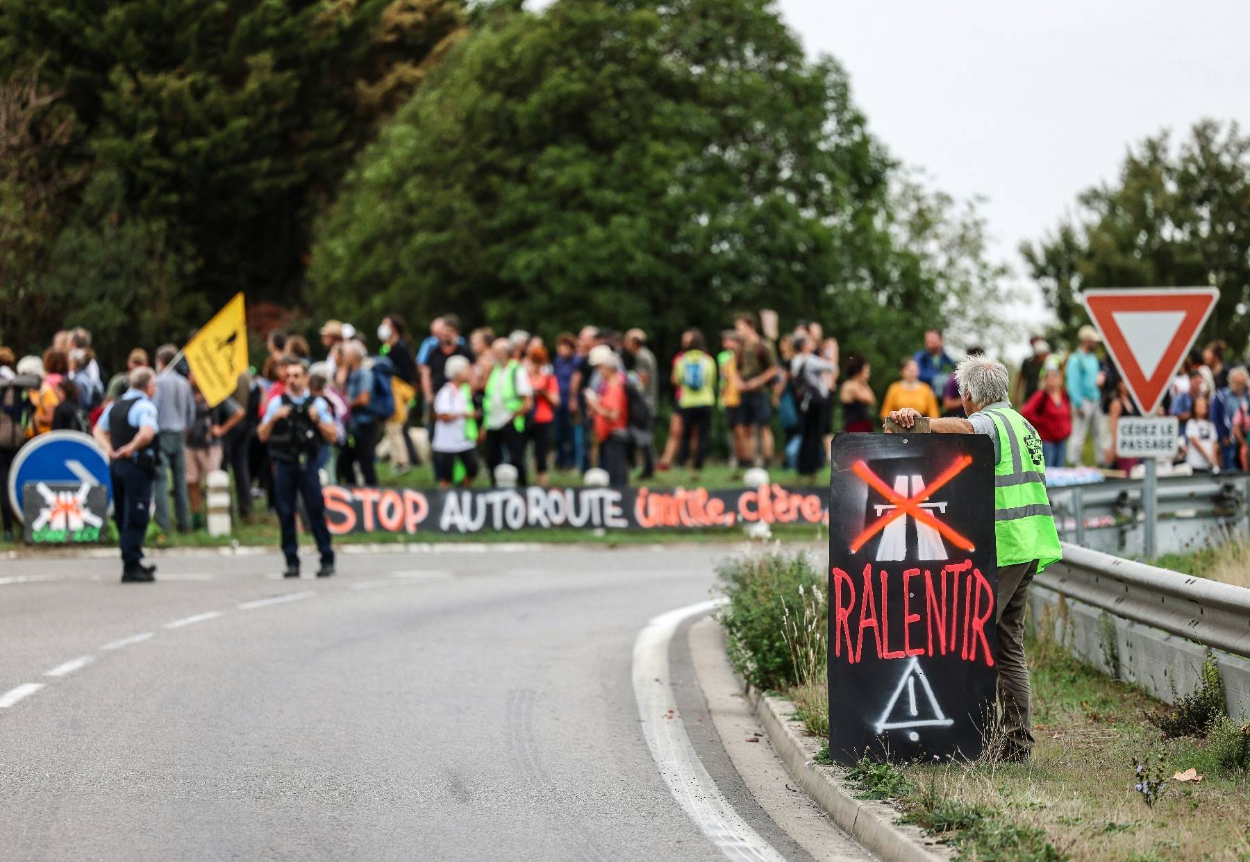 Autoroute Toulouse-Castres: manifestation dans le Tarn contre ce projet 