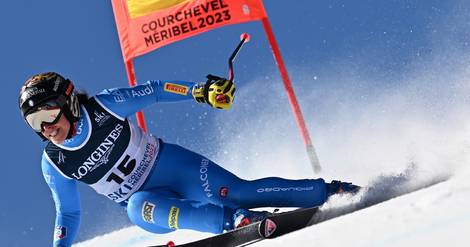 Mondiaux de ski alpin: Brignone meilleur temps du super-G du combiné, Shiffrin placée