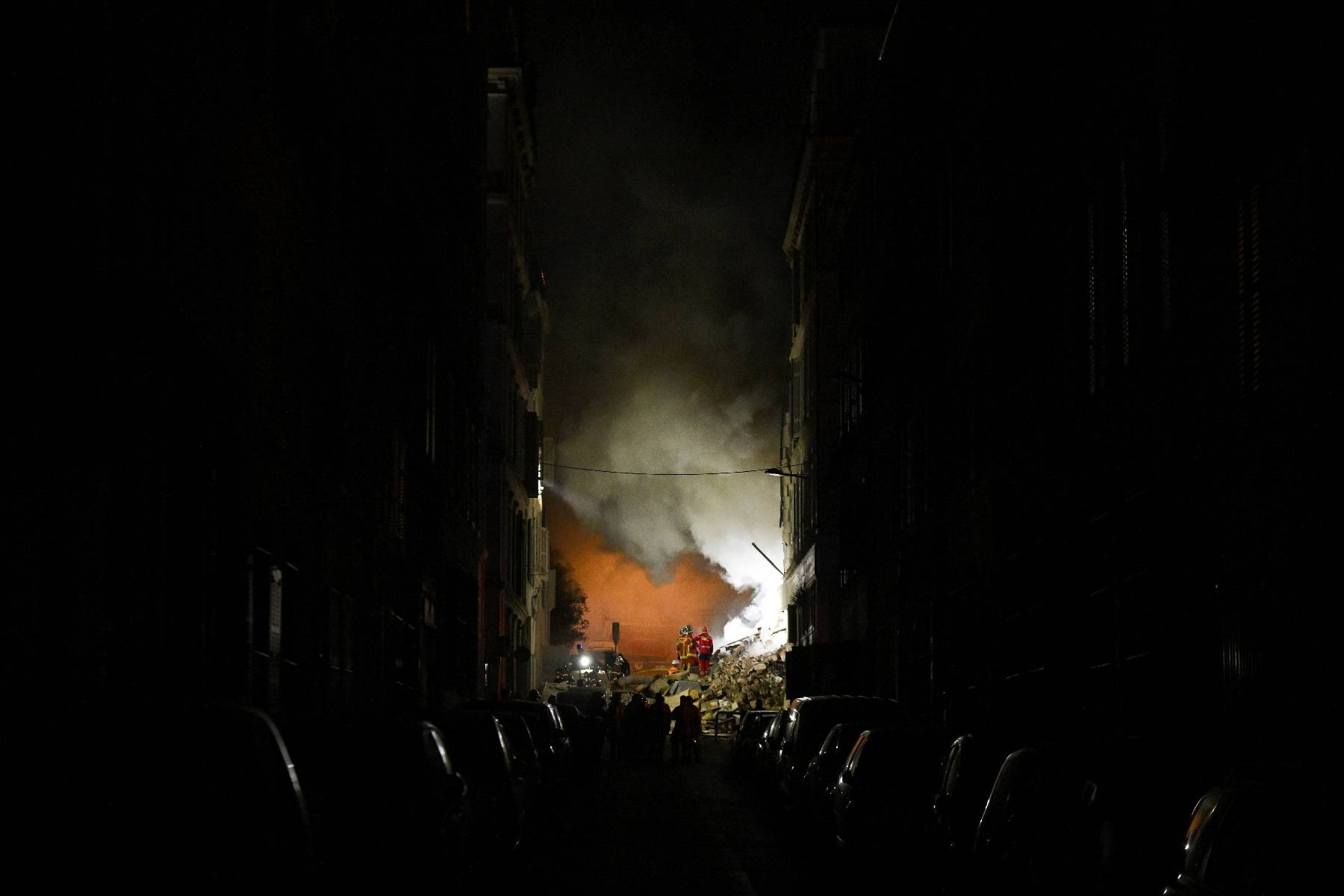 Un immeuble d'habitation s'effondre à Marseille, au moins deux blessés