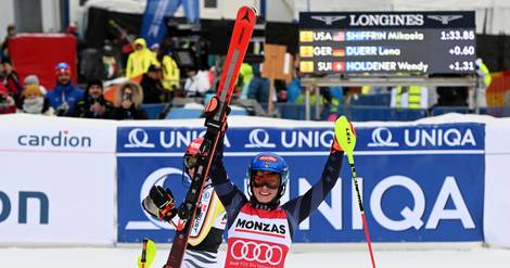 Ski alpin: 85e succès pour Shiffrin en Coupe du monde, à une victoire du record de Stenmark
