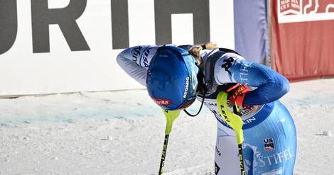 Ski alpin: Shiffrin sort et abandonne le combiné, première épreuve des Mondiaux