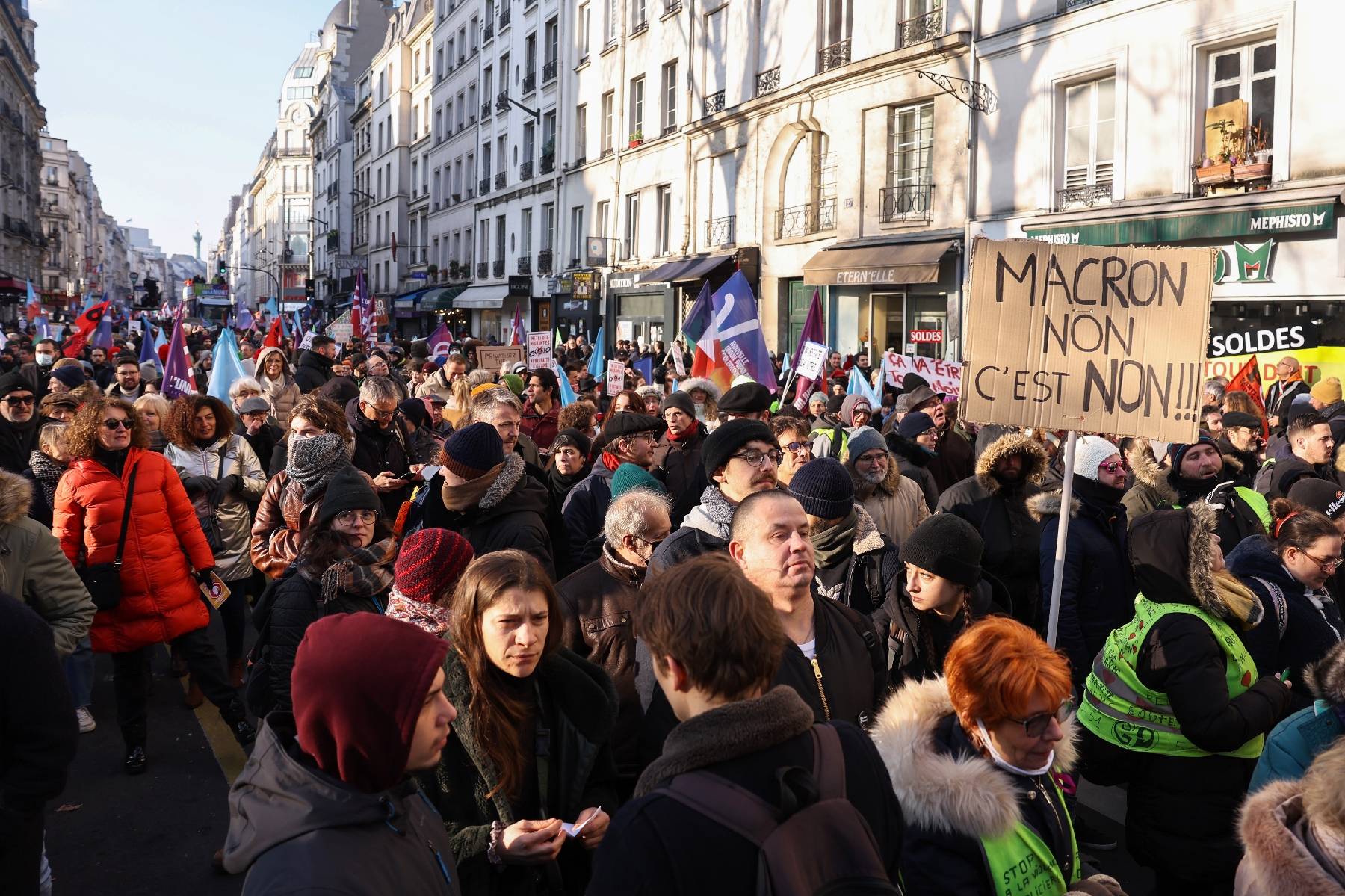 Réforme des retraites : 150 000 personnes à Paris samedi selon les organisateurs