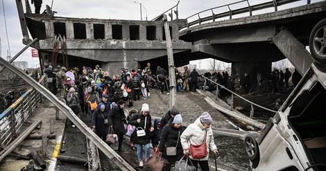 Ukraine: un an de guerre en dix images