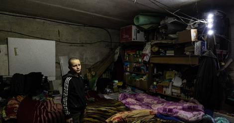 En Ukraine, les enfants de la ligne de front