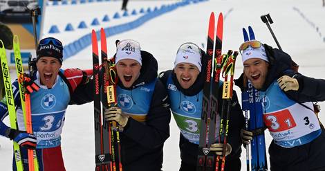 Mondiaux de biathlon: les Bleus se rebiffent et privent Boe de septuplé