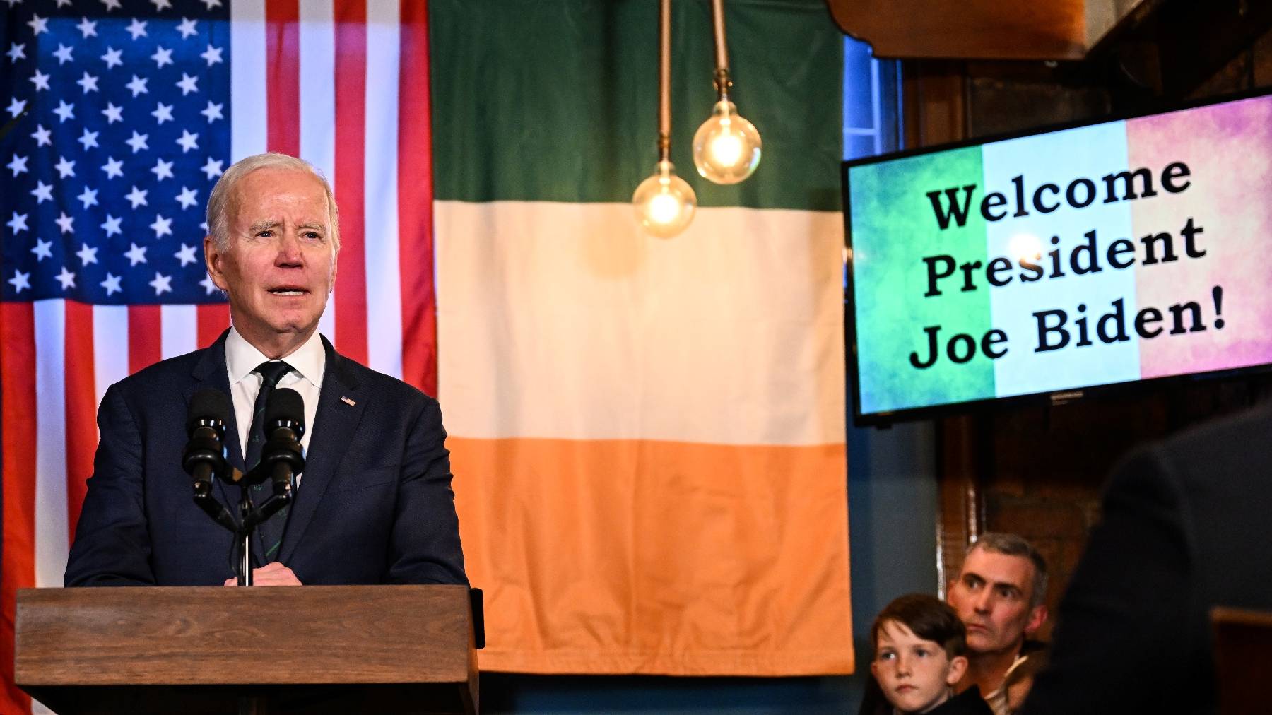 Biden à Dublin, pour un peu de diplomatie et sans doute beaucoup de sentiments