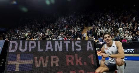 Saut à la perche: Duplantis porte son record du monde à 6,22 m