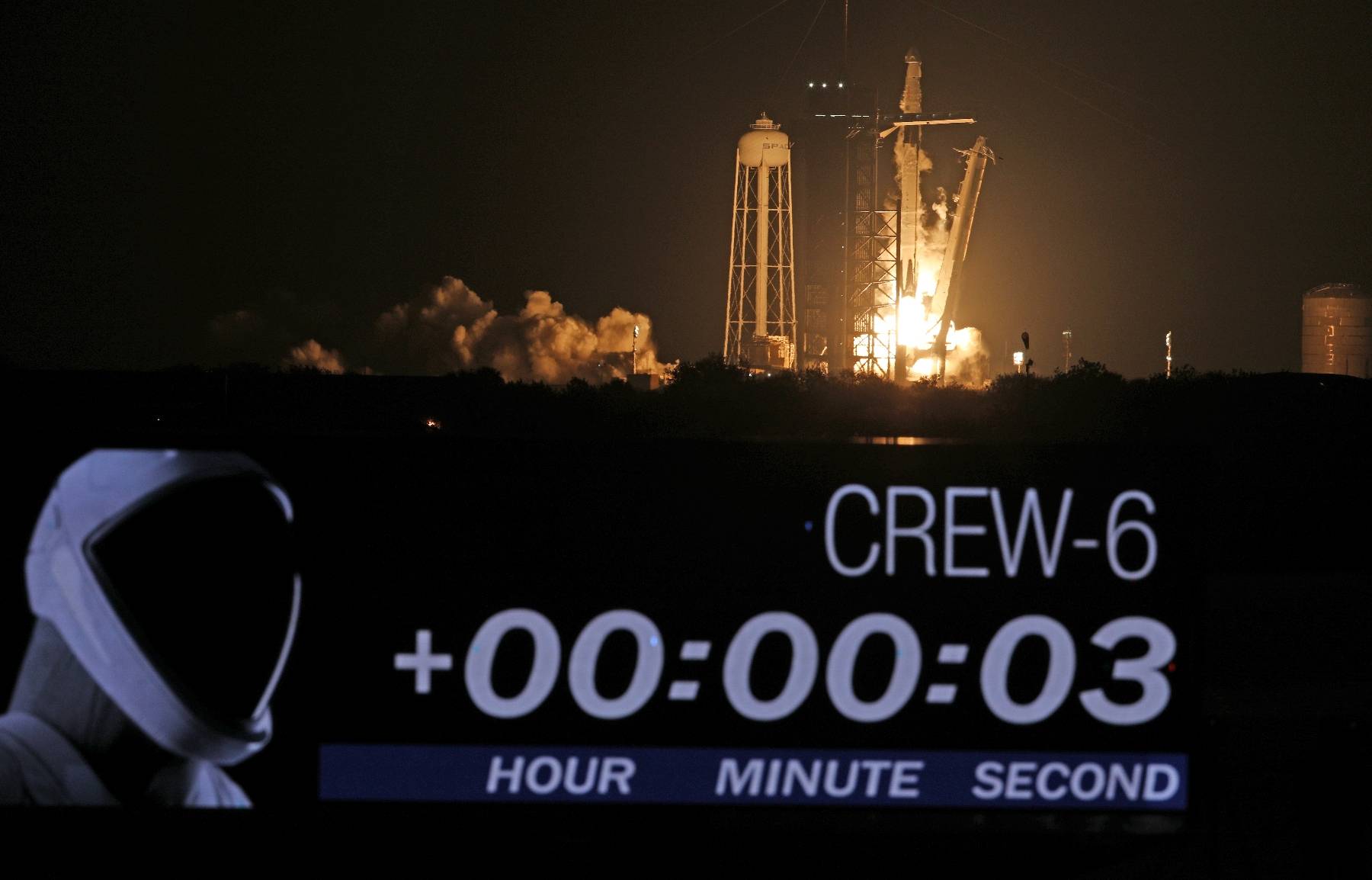 Deux Américains, un Russe et un Emirati en route vers la Station spatiale internationale