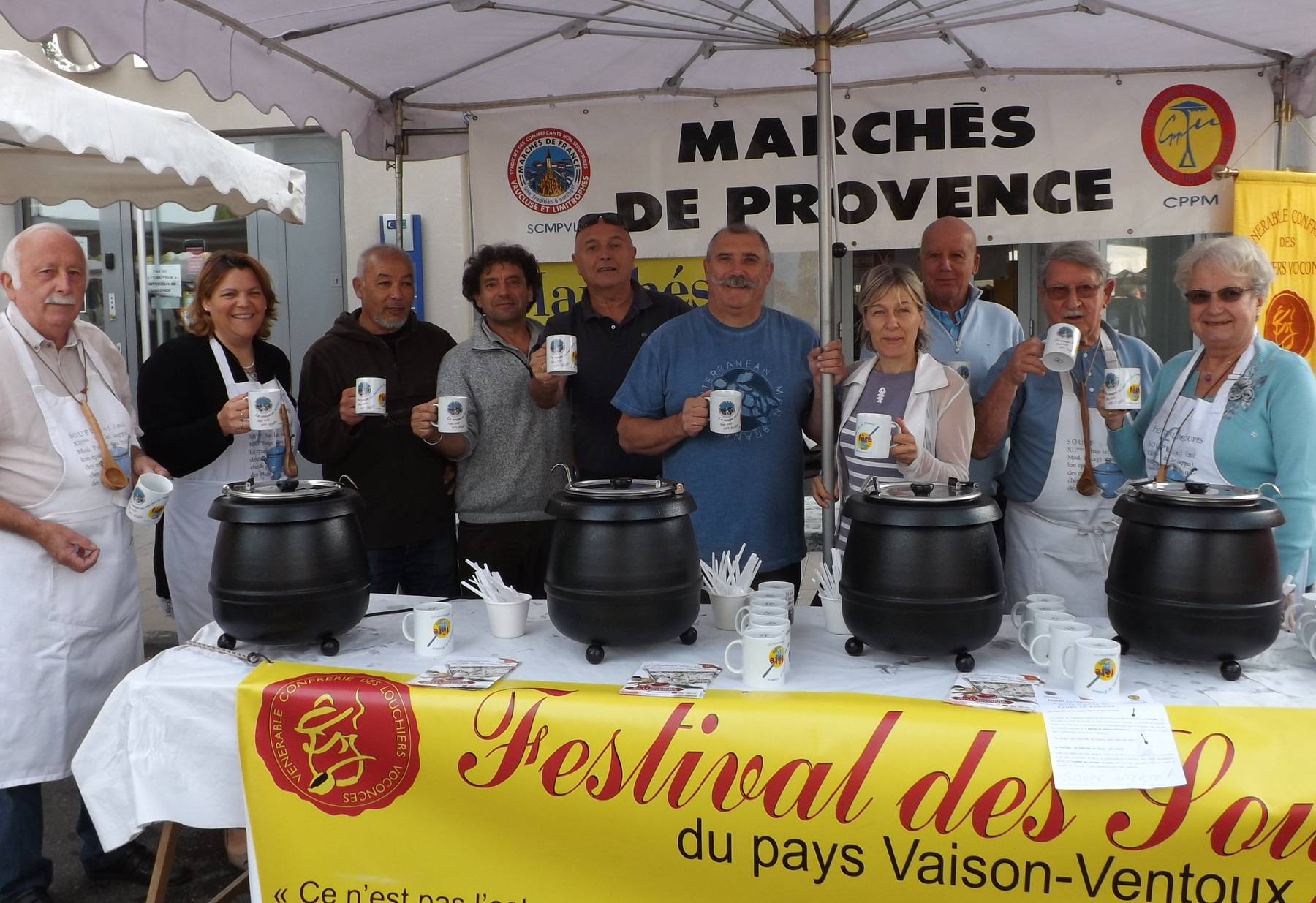 Festival Des Soupes Vaison La Romaine 2022 En direct | Les "Marchands de marché" ont fêté la gastronomie | La Provence