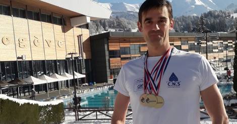 Pélissanne : il est champion du monde de nage en eau glacée