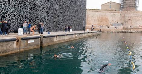 Marseille : au Mucem, un bassin de nage désormais très attendu