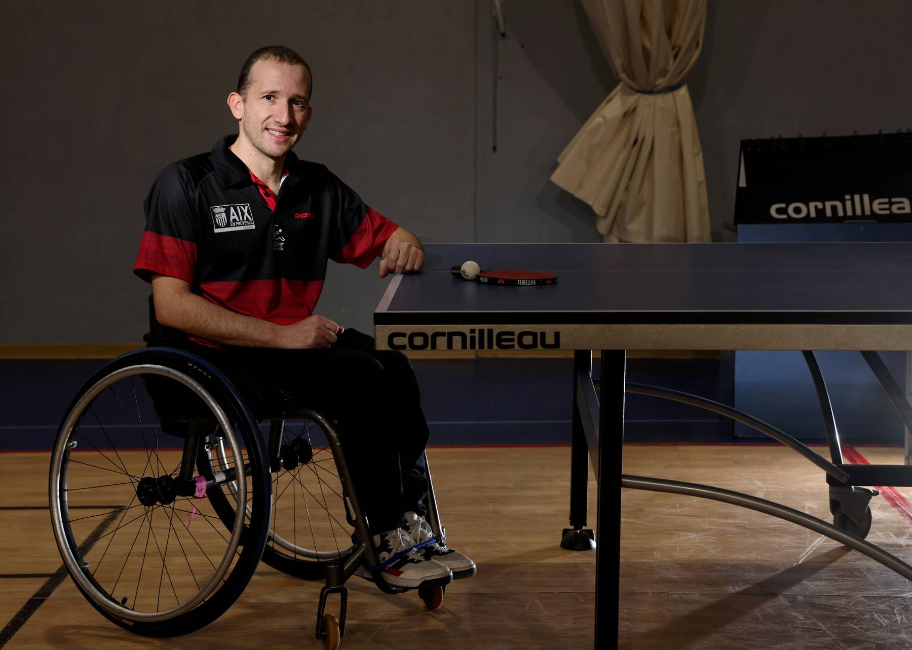 Le pongiste Nicolas Savant-Aira espère participer aux Jeux paralympiques de Paris en 2024