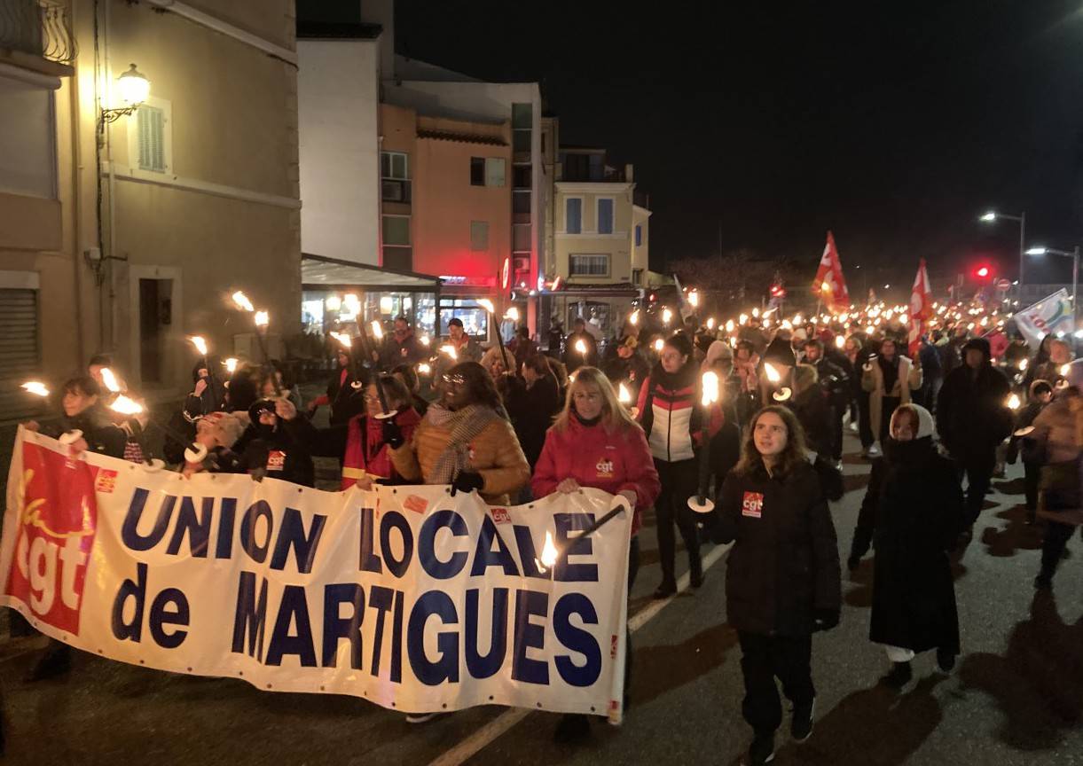 Martigues : tout feu tout flammes contre la réforme des retraites
