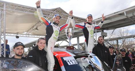 Mathieu Franceschi et Jules Escartefigue sacrés pour la 33e édition du rallye de Haute-Provence