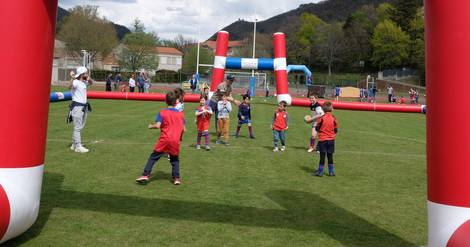 Les Petits débrouillards de Digne-les-Bains à l'école du rugby